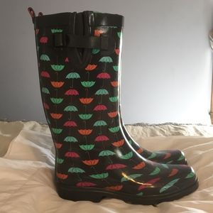Whimsical Umbrella Rain Boots